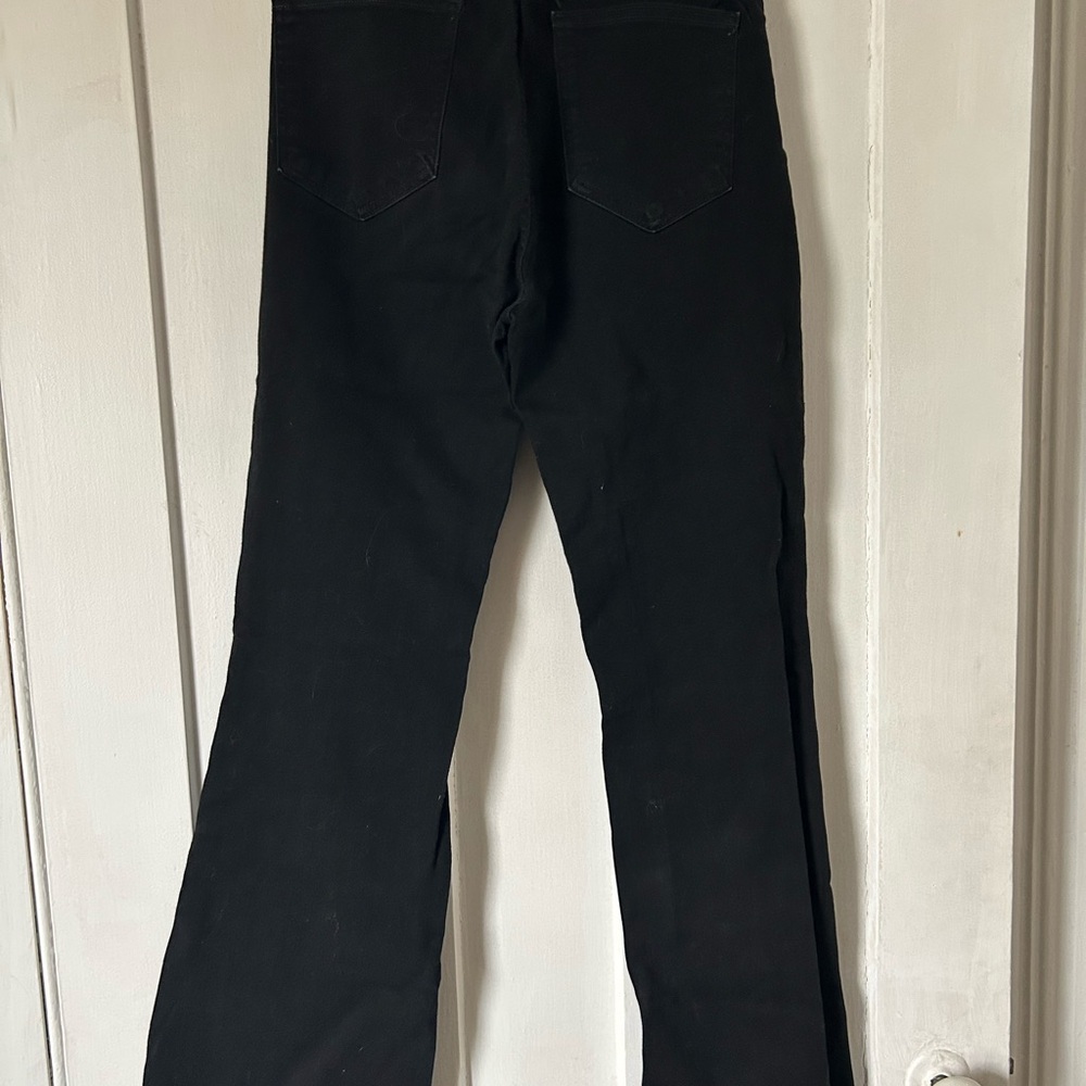 Rag And Bone Split Black Flared Jeans - image 3